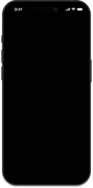 iPhone showing wedding photo sharing app